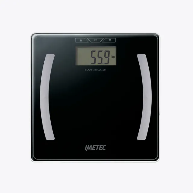 imetec-body-analyzer-es7-400-digitale-personenwaage-mit-k-rperfett-muskel-und-wa image 1