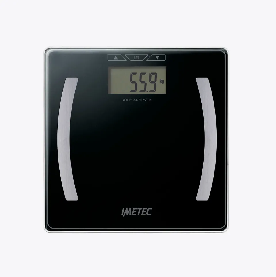 imetec-body-analyzer-es7-400-digitale-personenwaage-mit-k-rperfett-muskel-und-wa image 1