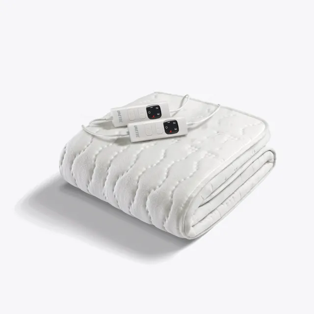 imetec-scaldasonno-active-baumwoll-unterdecke-doppelbett-mit-2-getrennten-steuer image 1