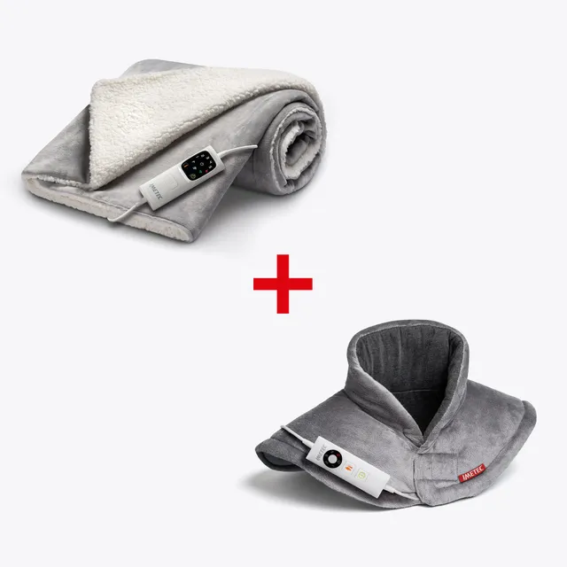 imetec-kit-caldoplaid-adapto-grand-luxe-and-intellisense-cervical-heat-pad-heate image 1