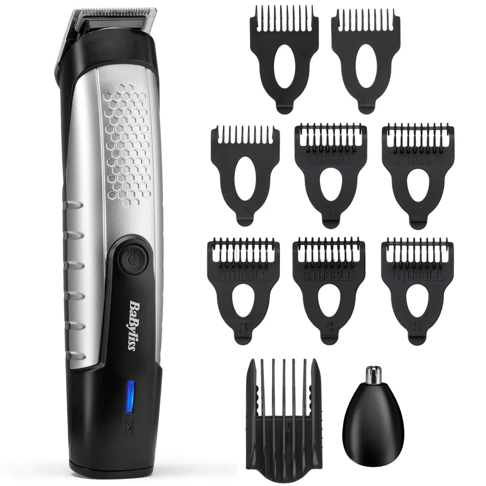 babyliss-lithium-power-barttrimmer-t812e-kabelloses-grooming-set-mit-edelstahlkl image 1