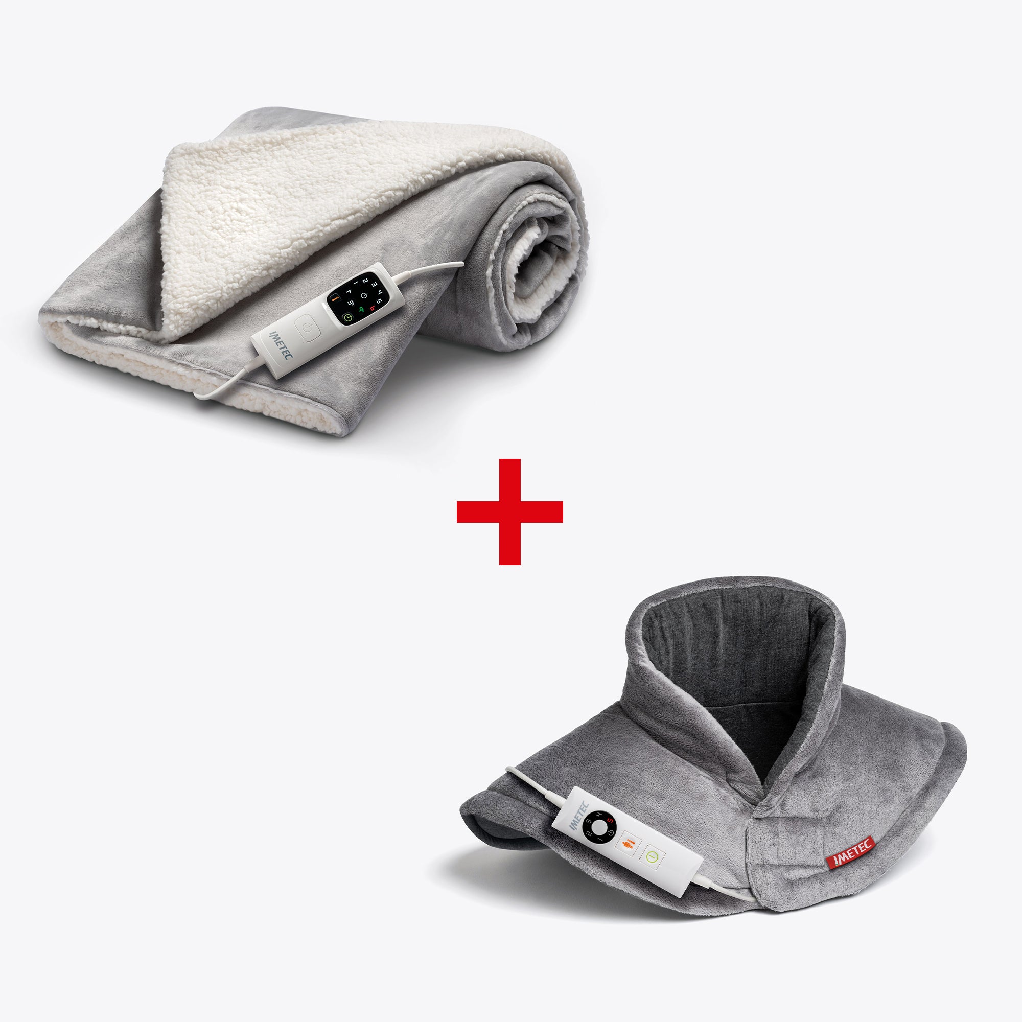 imetec-kit-caldoplaid-adapto-grand-luxe-and-intellisense-cervical-heat-pad-heate image 1