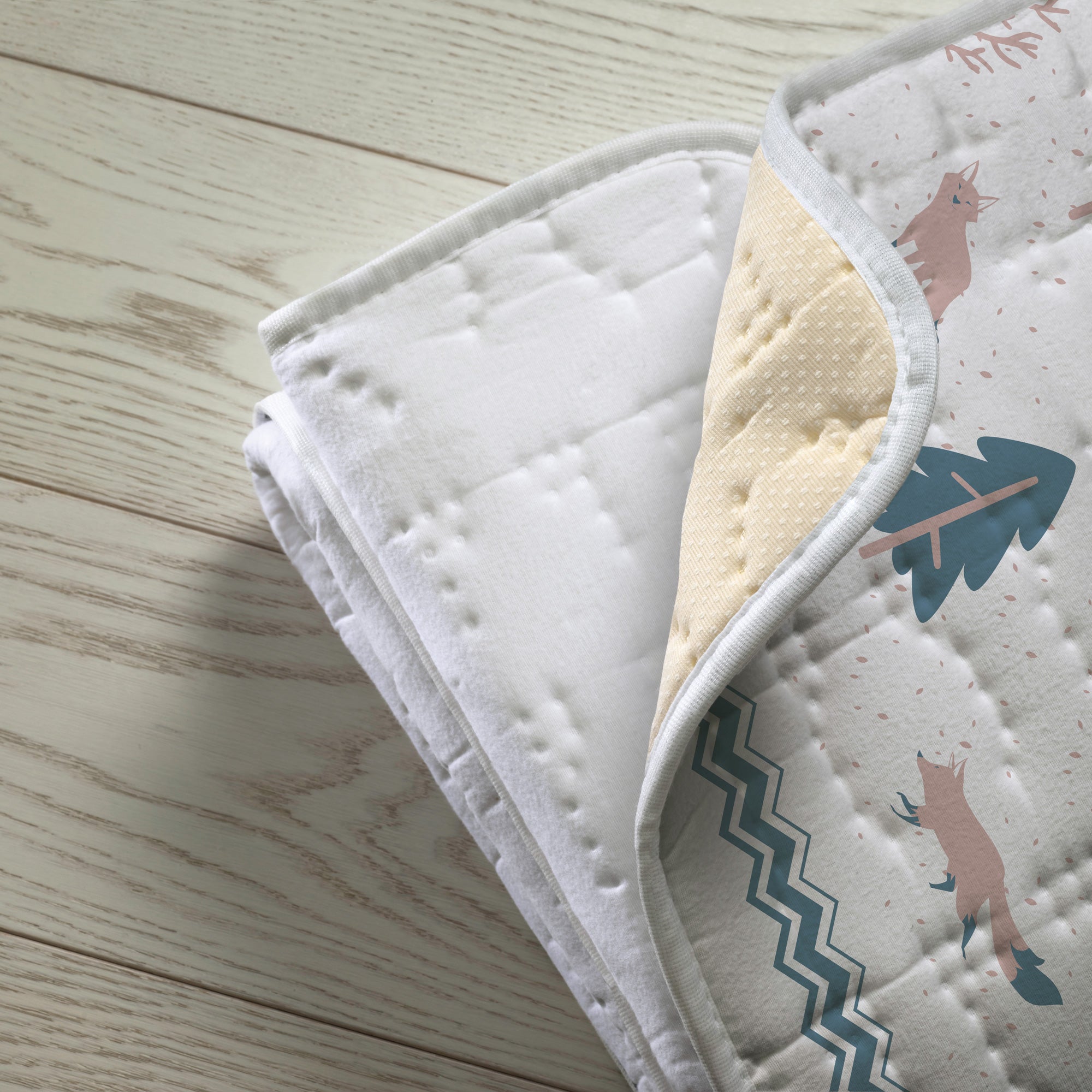 imetec-adapto-cotone-volpi-heizunderdecke-alla-francese-doppelbett-100-baumwolle image 2