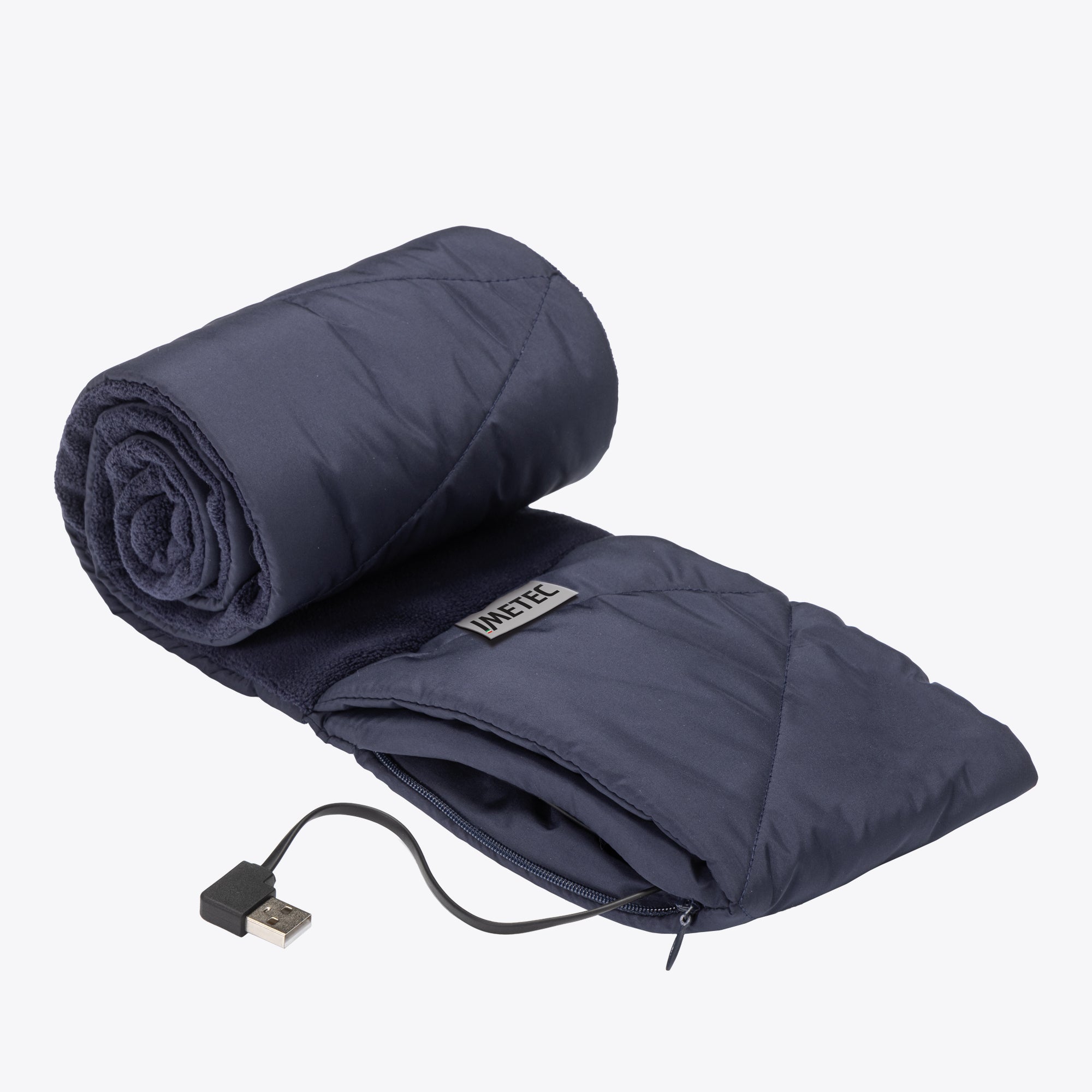 imetec-heat-on-the-go-puffer-scarf-cordless-heated-scarf-blue-with-cellularline- image 5
