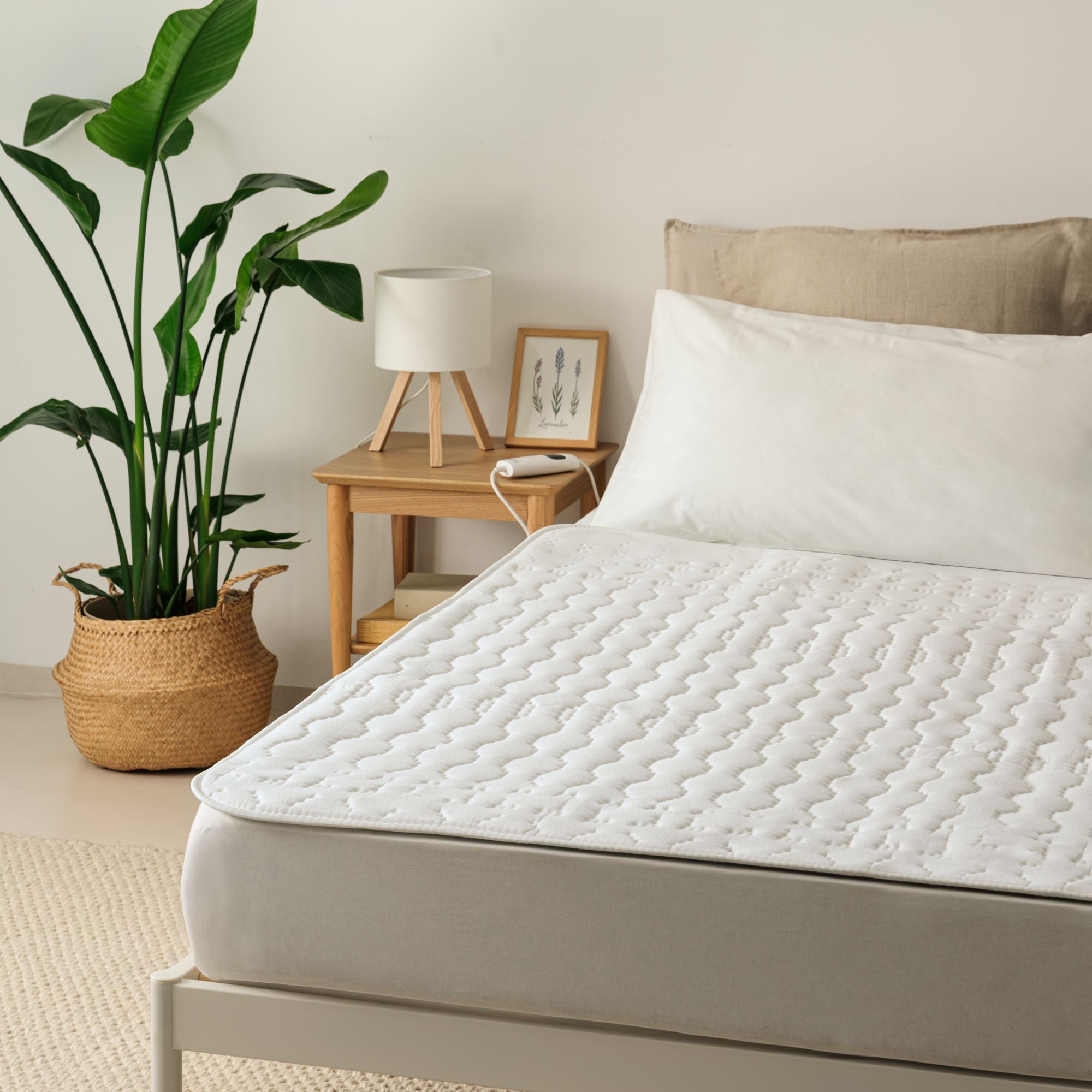 imetec-scaldasonno-active-baumwoll-unterdecke-doppelbett-mit-2-getrennten-steuer image 4