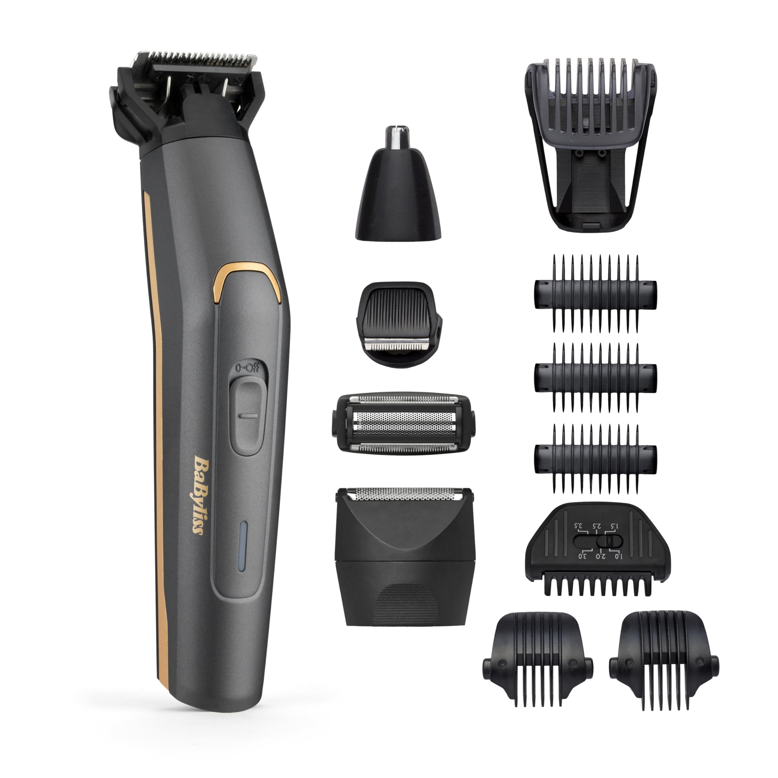 babyliss-mt987e-multi-trimmer-graphite-precision-12-in-1-kabelloser-grooming-set image 1