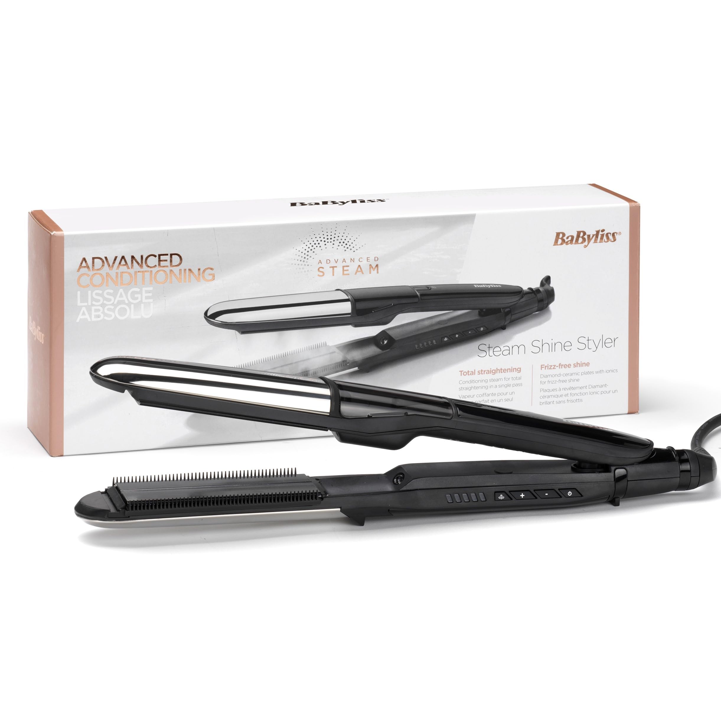 babyliss-steam-shine-st496e-dampf-gl-tteisen-mit-xl-turmalin-keramikplatten-5-te image 1