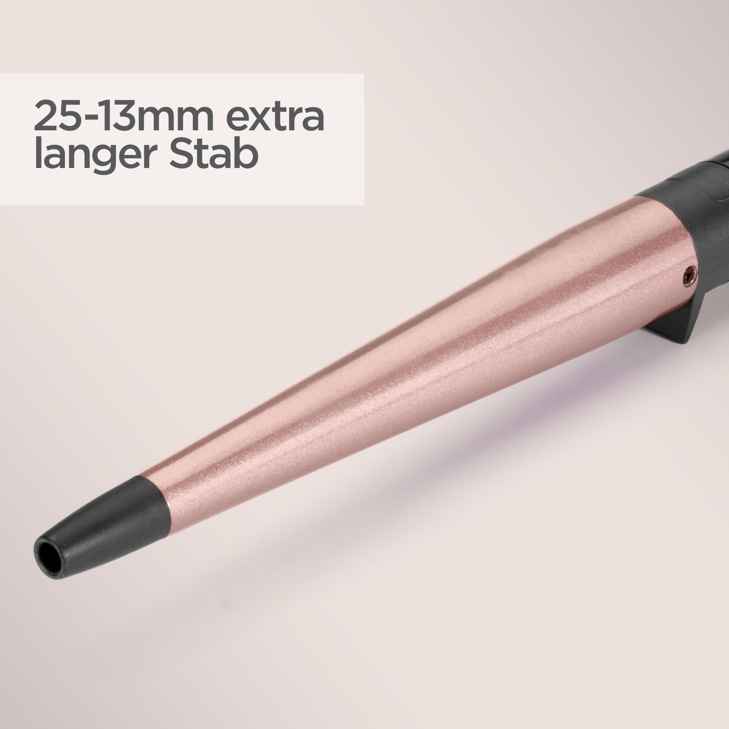 babyliss-rose-quartz-conical-wand-c454e-13-25-mm-keramischer-lockenstab-6-stufen image 5