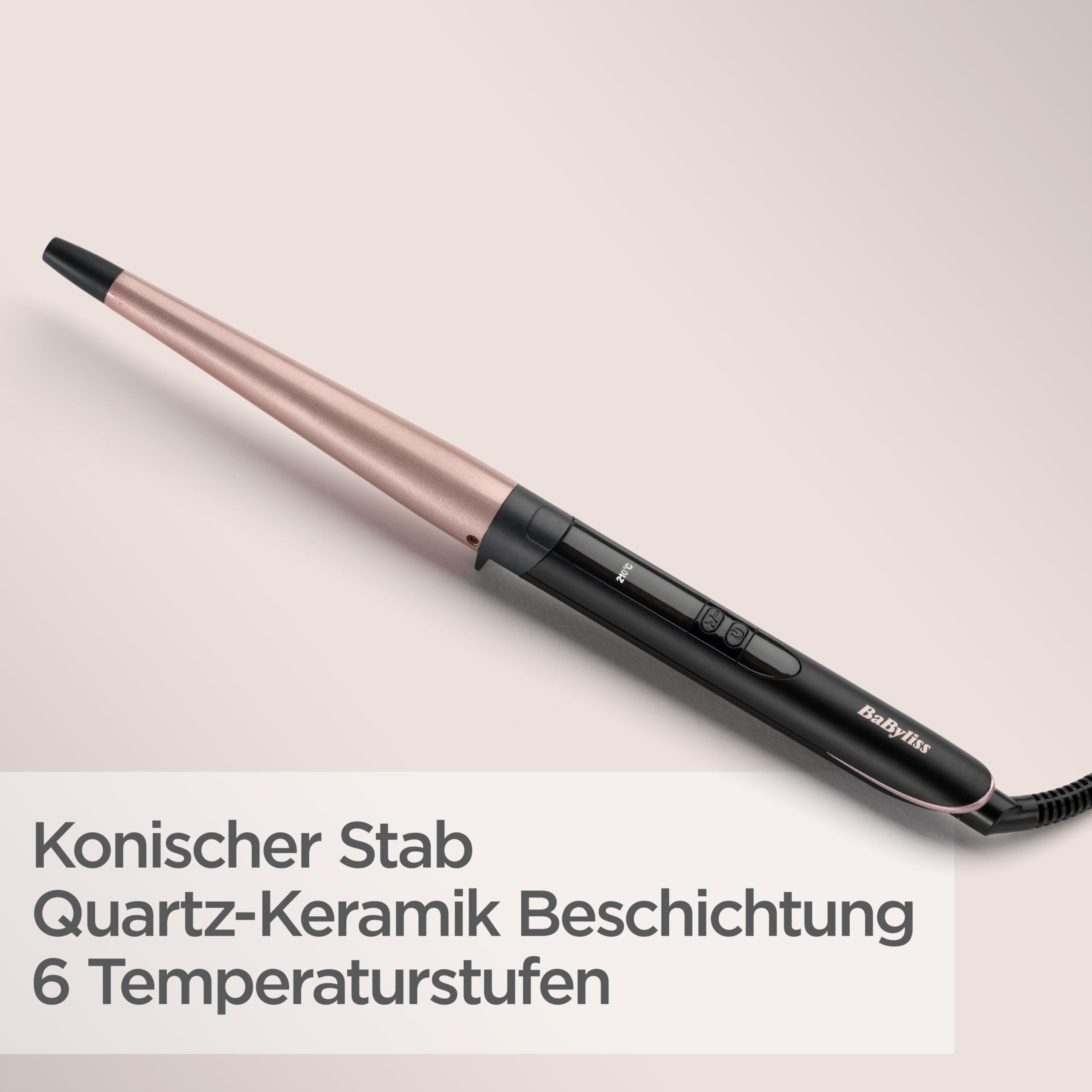 babyliss-rose-quartz-conical-wand-c454e-13-25-mm-keramischer-lockenstab-6-stufen image 6