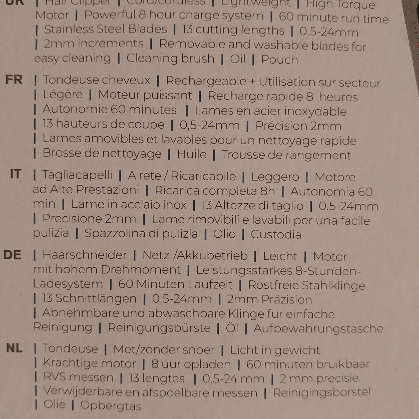 Perfekt für Zwischendurchschnitte
