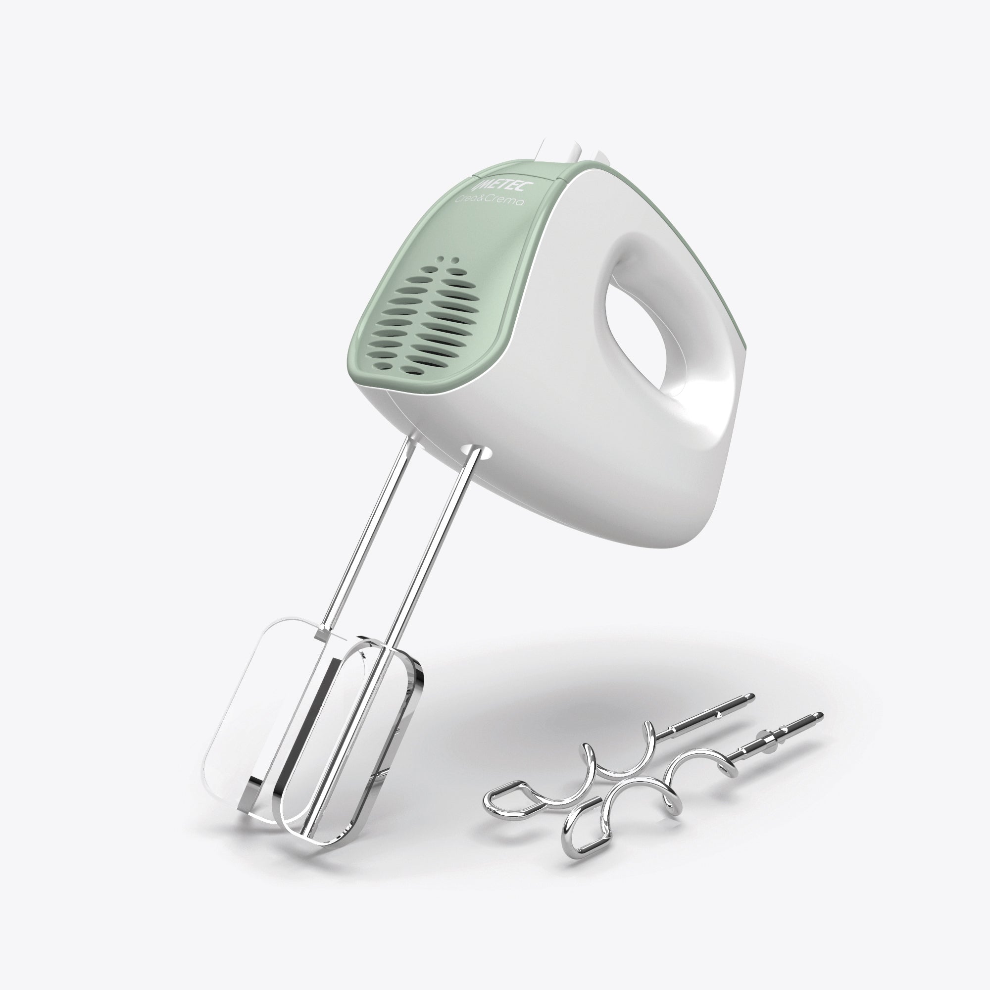imetec-crea-crema-handmixer-mit-r-hrbesen-knethaken-und-turbo-funktion-500-w-5-g image 1