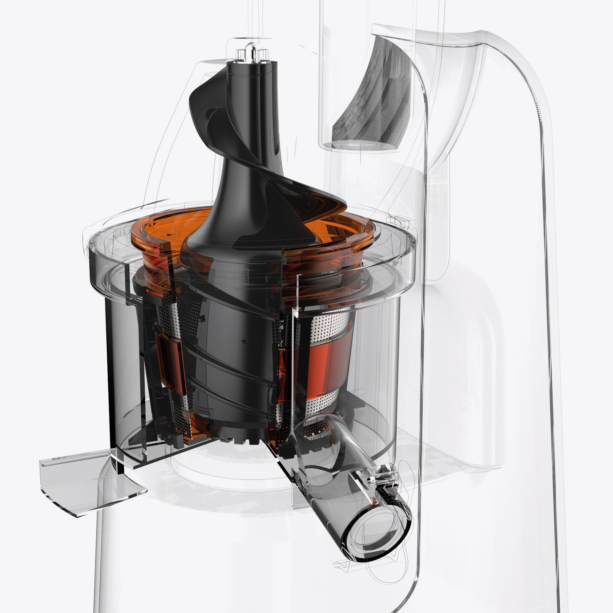 imetec-succovivo-pro-2000-slow-juicer-professioneller-entsafter-mit-48-u-min-kal image 6