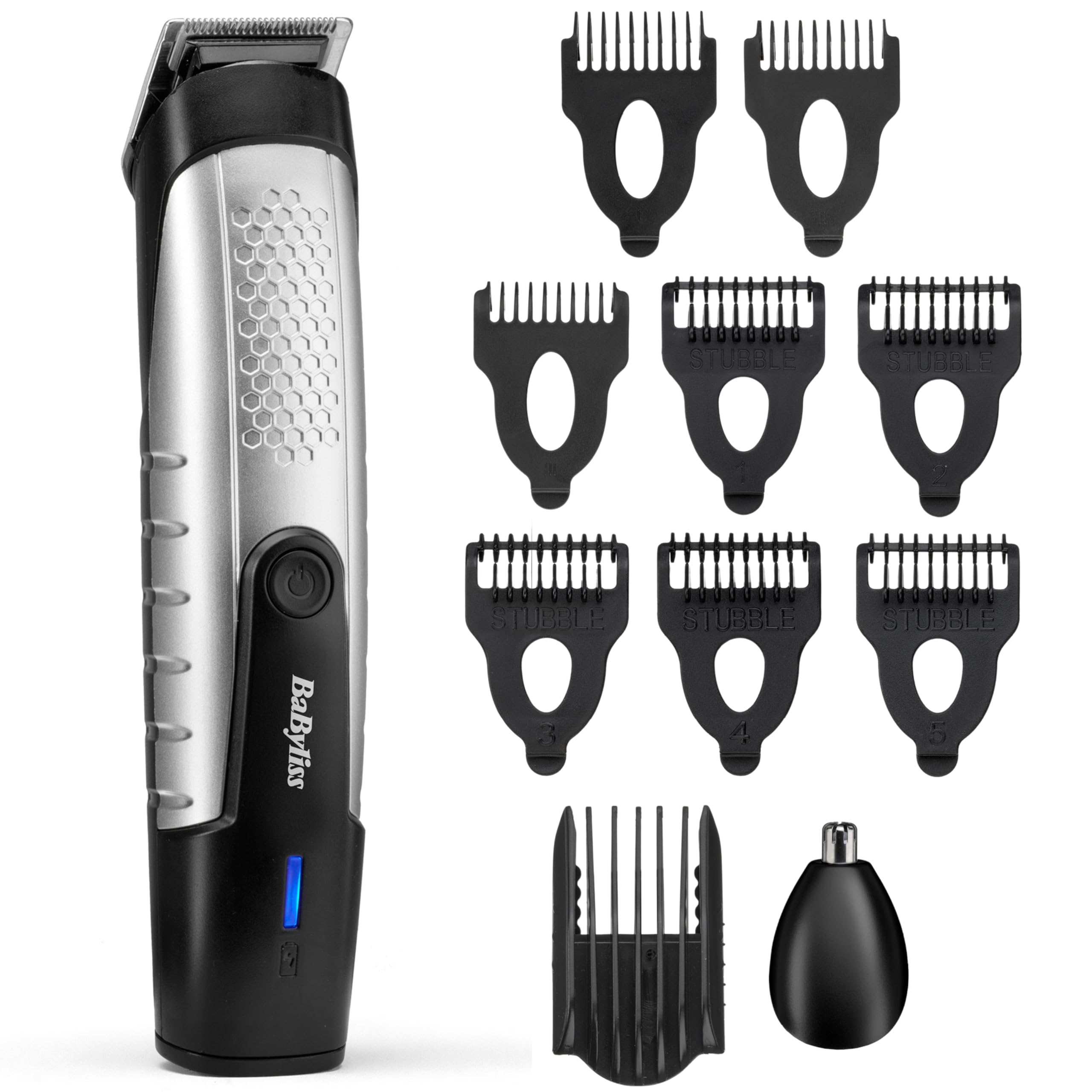 babyliss-lithium-power-barttrimmer-t812e-kabelloses-grooming-set-mit-edelstahlkl image 1